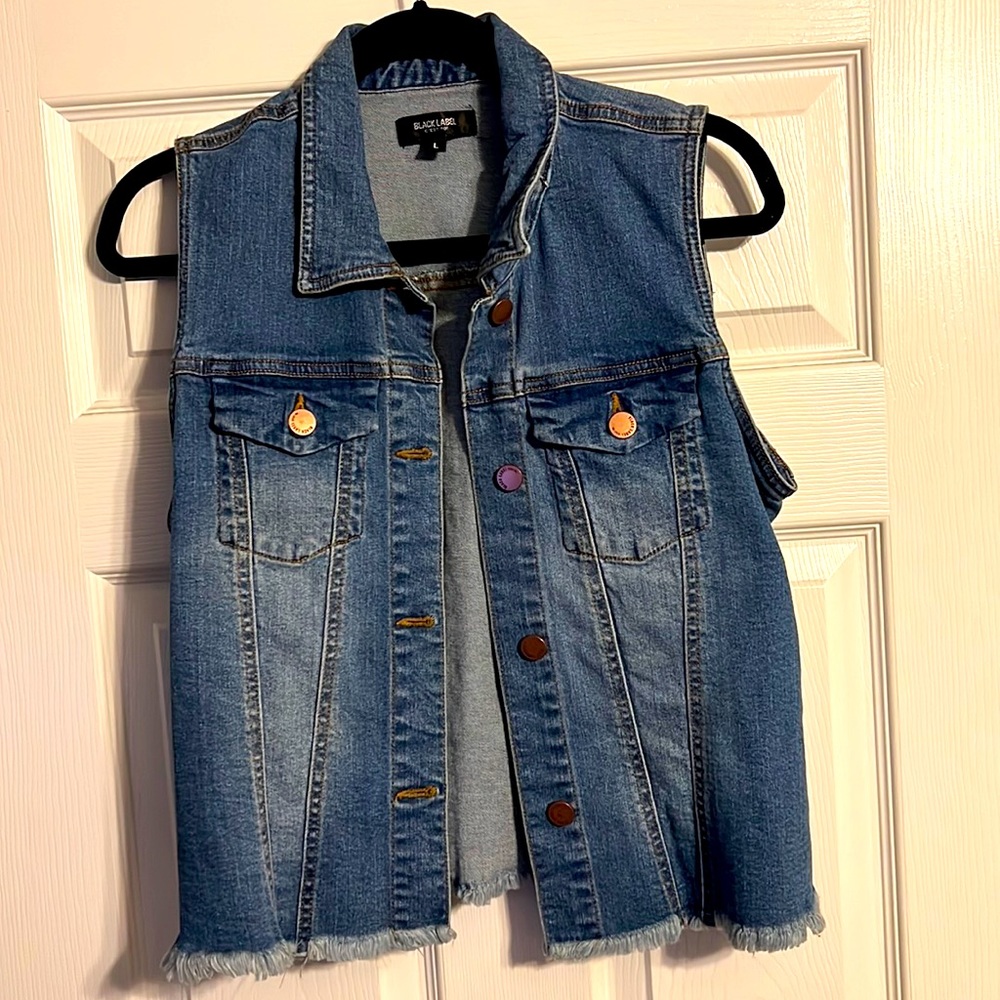 Black Label Jean Vest